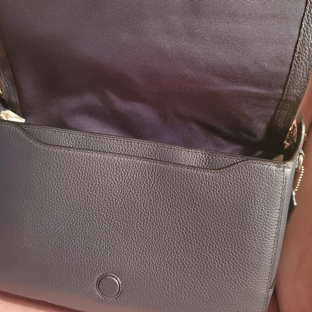 Coach Dark teal Leather Purse Bag NWT estate sale - Picture 7 of 10